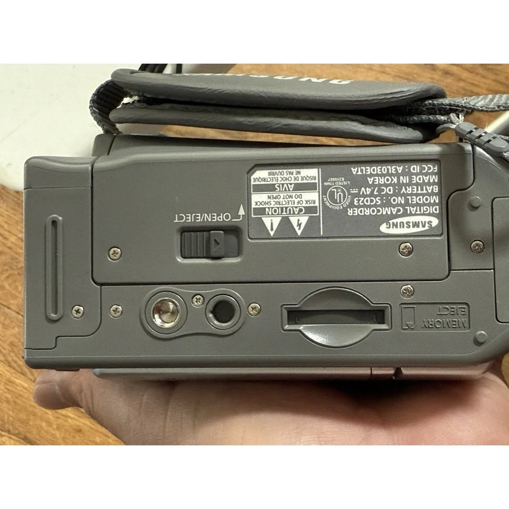 Samsung SCD23 Digital Camcorder With‎ Box , Power Cord , Etc , No Battery